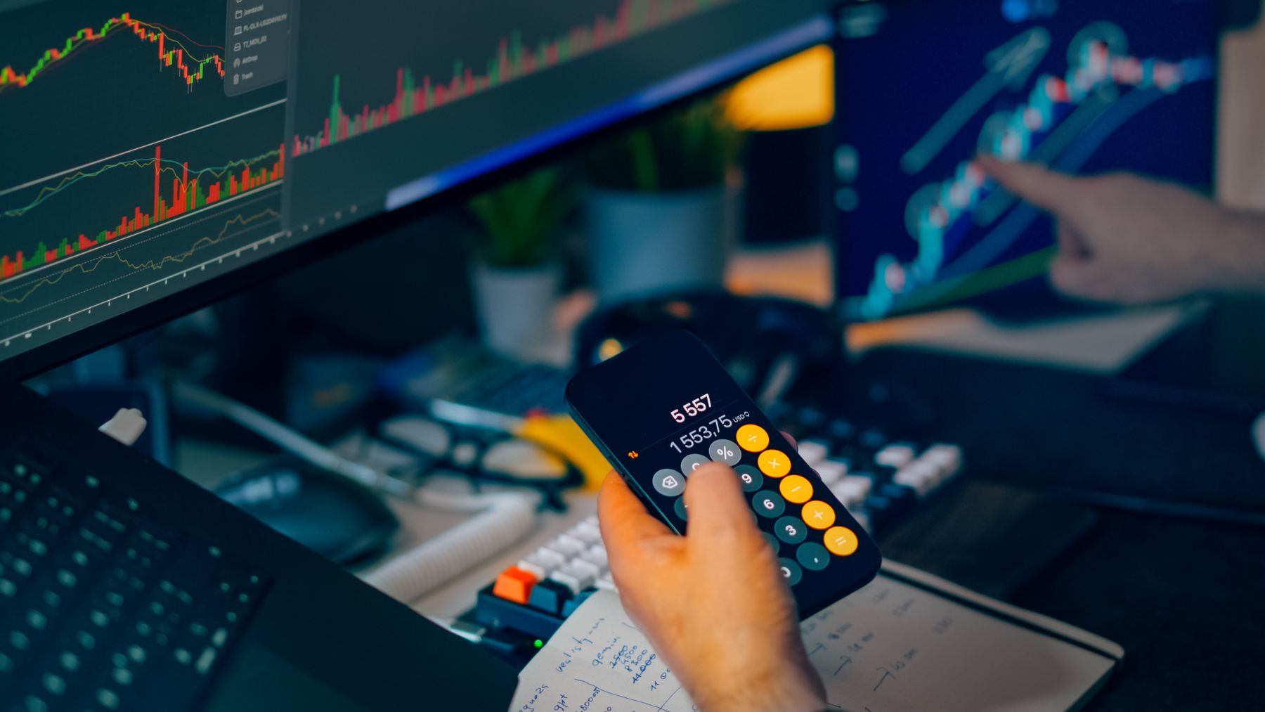 digital asset market analysis across trading screens